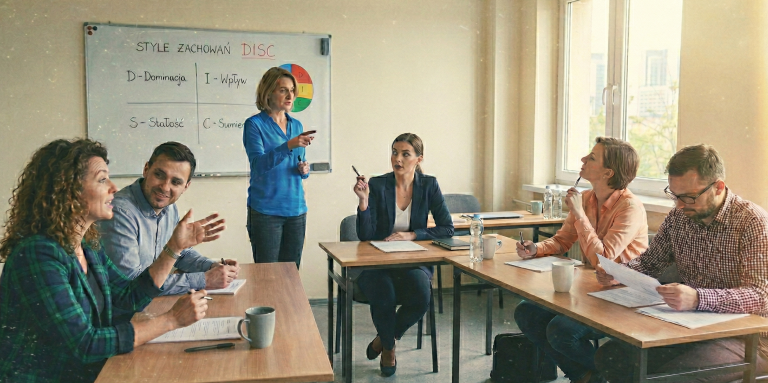 Sala szkoleniowa, szkolenie DISC